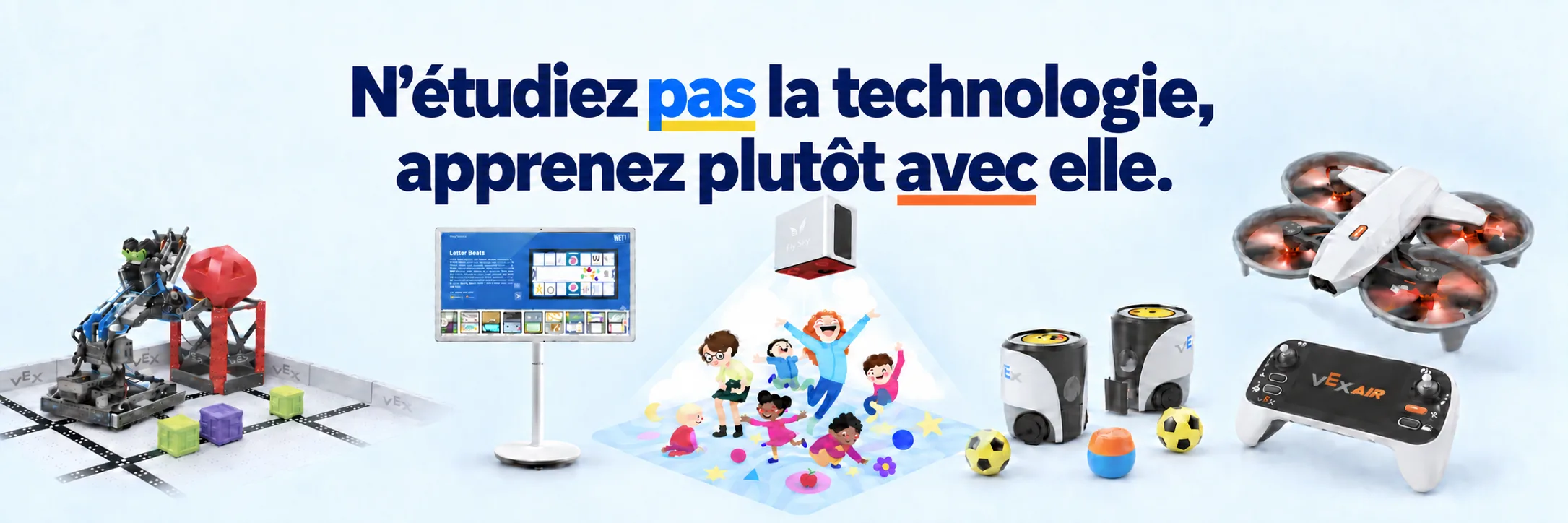 N’étudiez pas la technologie, apprenez plutôt avec elle